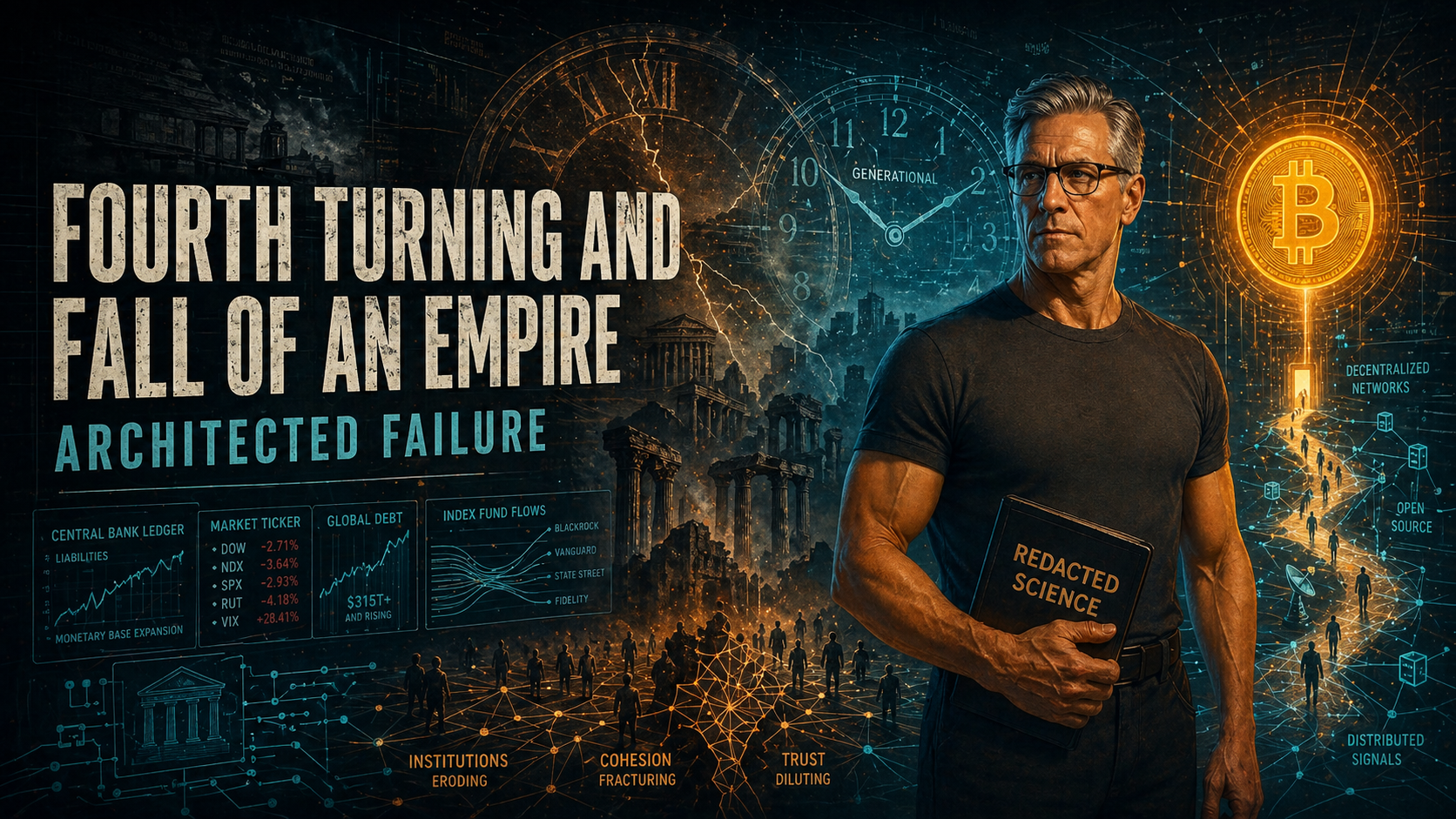 Fourth Turning and Fall of an Empire -Architected Failure