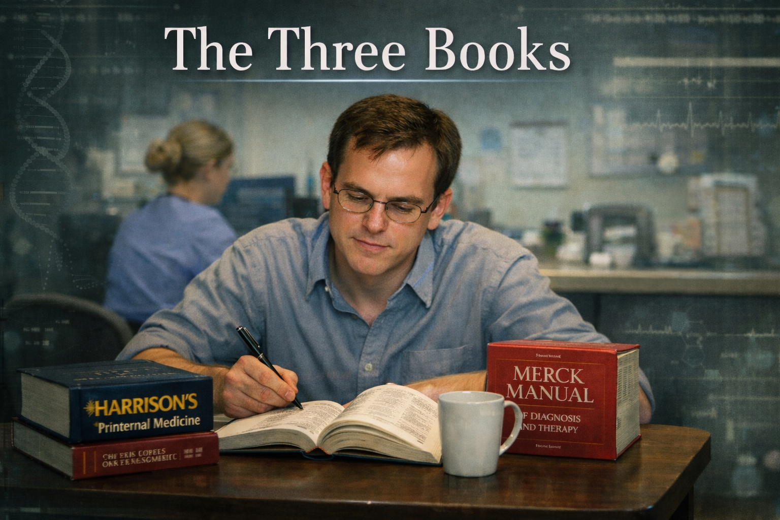The Three Books Behind the Counter